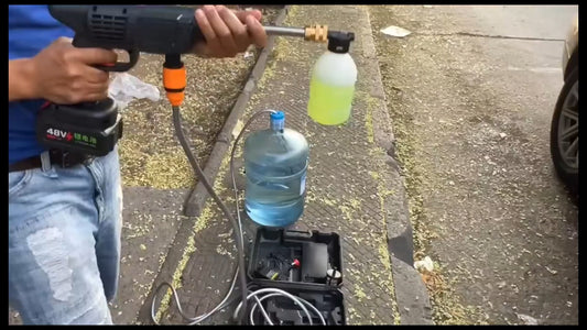 ¡Hidrolavadora Inalámbrica 48V – 2 Baterias